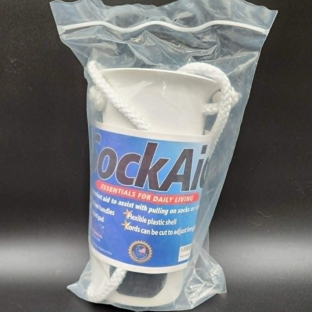 RMS White SockAid Essentials for Daily Living‎ Mobility Dressing Aid Senior Care